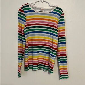 Girls Gymboree Colorful Striped Long Sleeve Shirt